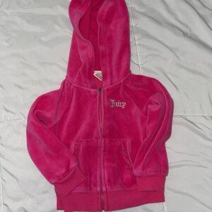 JUICY COUTURE ZIP UP 12-18 MONTHS